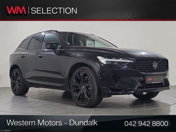 Volvo XC60 SUV, Petrol Plug-in Hybrid, 2024, Black