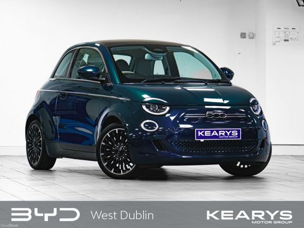 Fiat 500e Hatchback, Electric, 2023, Green