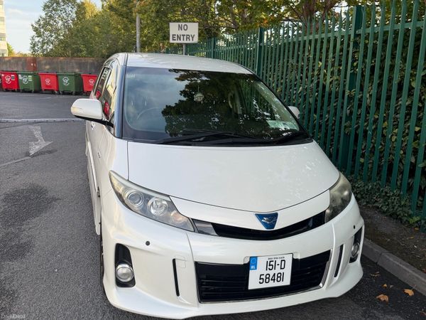 Toyota Estima MPV, Petrol Hybrid, 2015, White