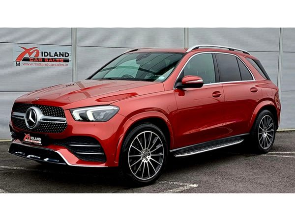 Mercedes-Benz GLE Estate, Diesel Plug-in Hybrid, 2023, Red