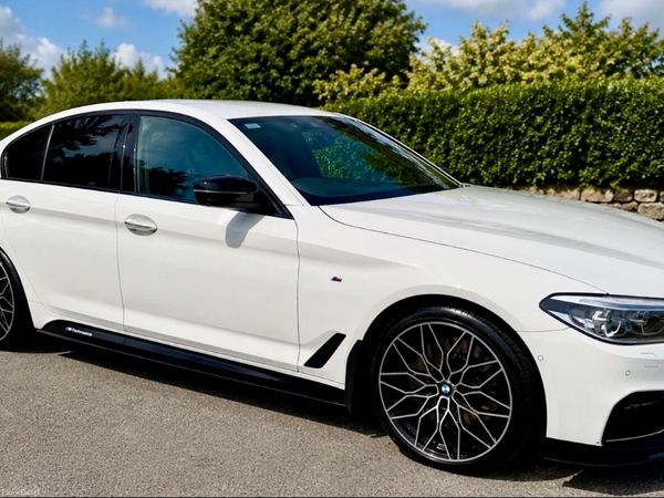BMW 5-Series Saloon, Diesel, 2017, White