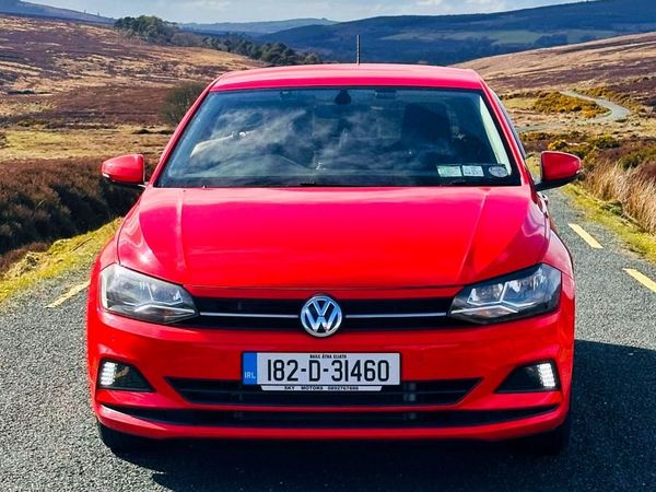 Volkswagen Polo Hatchback, Petrol, 2018, Red
