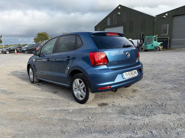 Volkswagen Polo Hatchback, Petrol, 2017, Blue