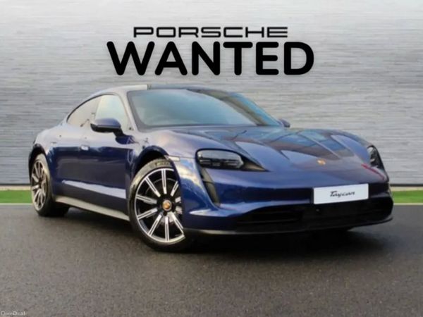 Porsche Taycan Saloon, Electric, 2022, Blue