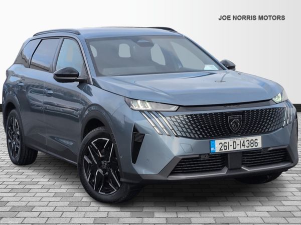 Peugeot 5008 SUV, Petrol Hybrid, 2026, Blue