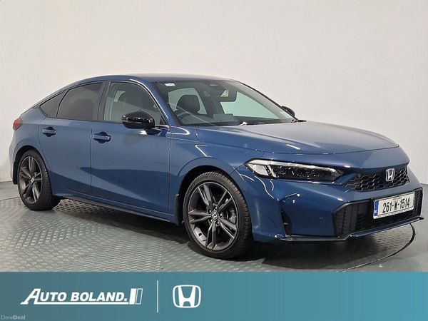 Honda Civic Hatchback, Petrol Hybrid, 2026, Blue