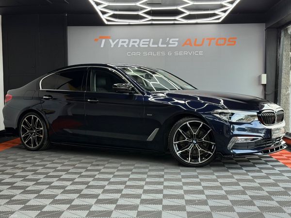 BMW 5-Series Saloon, Diesel, 2018, Blue