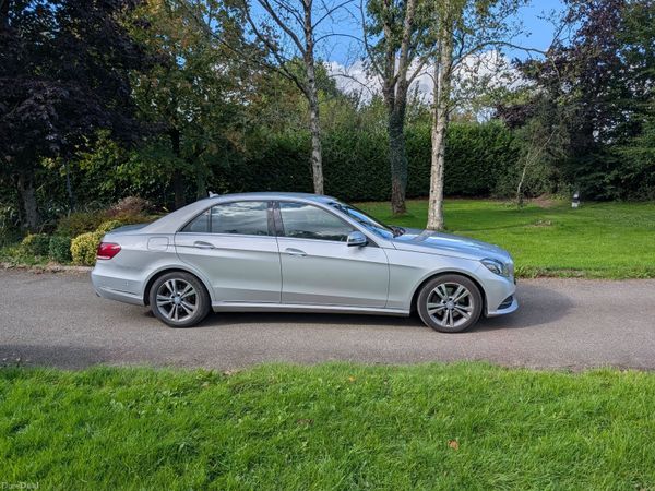 Mercedes-Benz E-Class Saloon, Diesel Hybrid, 2013, Silver