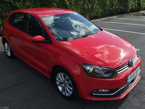 Volkswagen Polo Hatchback, Diesel, 2015, Red