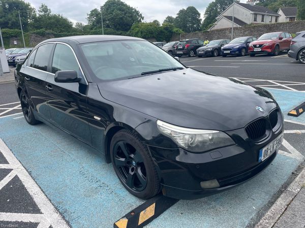 BMW 5-Series Saloon, Diesel, 2008, Black