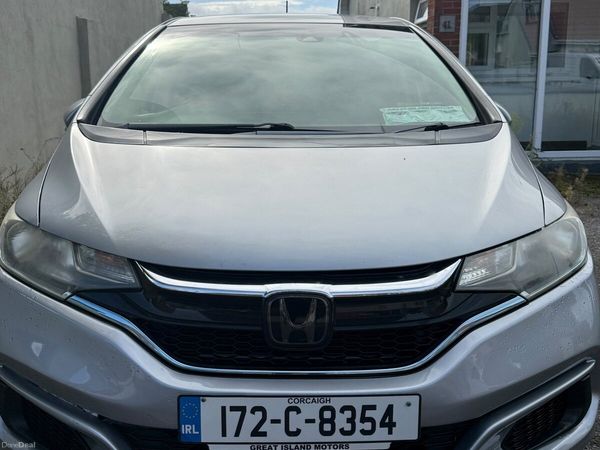 Honda Fit Hatchback, Petrol Hybrid, 2017, Silver
