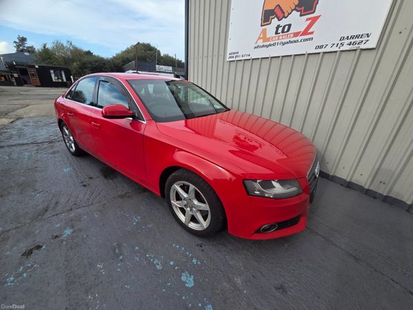 Audi A4 Saloon, Petrol, 2010, Red