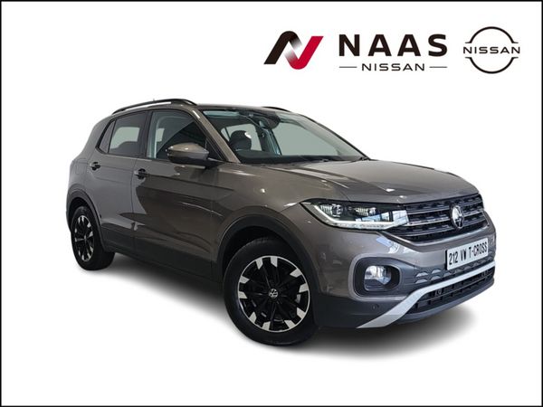 Volkswagen T-Cross Hatchback, Petrol, 2021, Grey