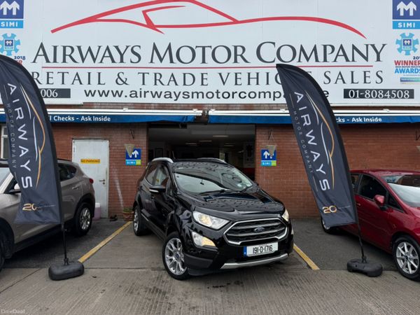 Ford EcoSport Hatchback, Petrol, 2019, Black