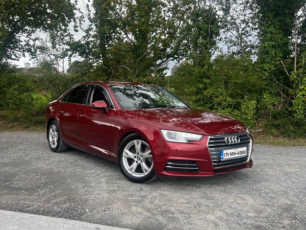 Audi A4 Saloon, Diesel, 2017, Red