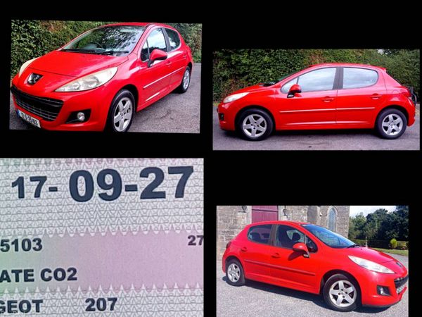 Peugeot 207 Hatchback, Diesel, 2012, Red