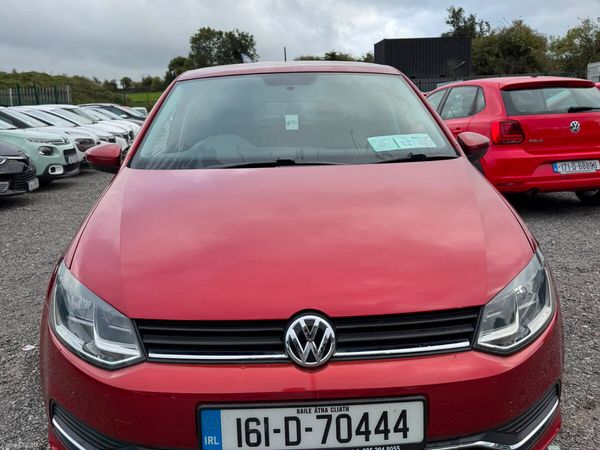 Volkswagen Polo Hatchback, Petrol, 2016, Red
