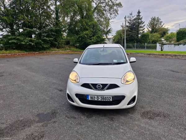 Nissan March Hatchback, Petrol, 2016, White