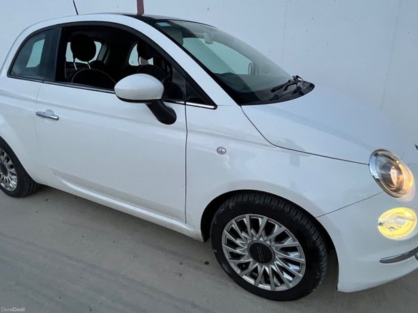 Fiat 500 Hatchback, Petrol, 2017, White