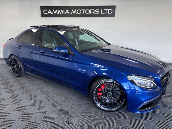 Mercedes-Benz C-Class Saloon, Petrol, 2017, Blue