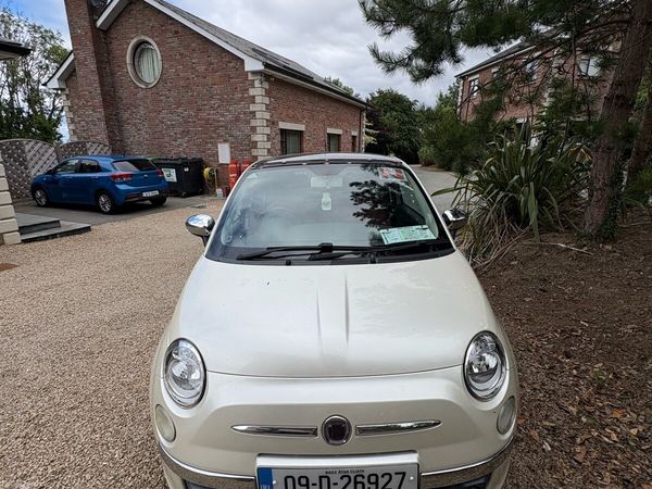 Fiat 500 Hatchback, Petrol, 2009, White