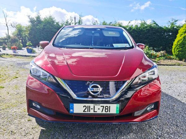 Nissan Leaf Hatchback, Electric, 2021, Red