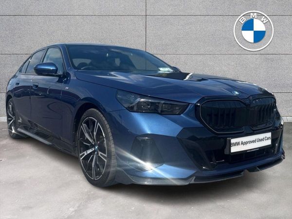 BMW 5-Series Saloon, Petrol Plug-in Hybrid, 2024, Blue