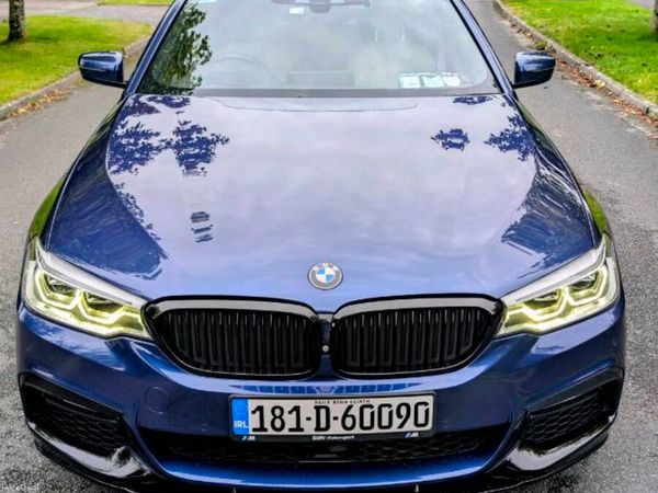 BMW 5-Series Saloon, Diesel, 2018, Blue