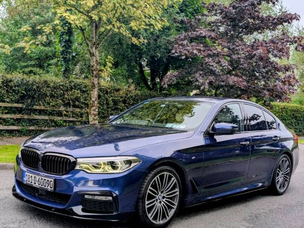 BMW 5-Series Saloon, Diesel, 2018, Blue