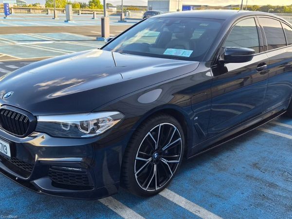 BMW 5-Series Saloon, Petrol Plug-in Hybrid, 2018, Black
