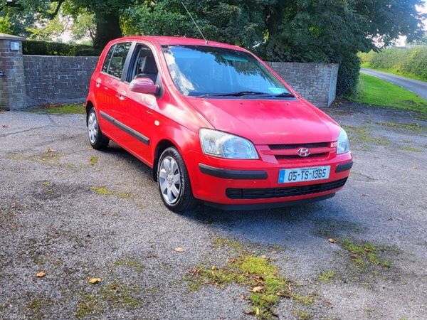 Hyundai Getz Hatchback, Petrol, 2005, Red