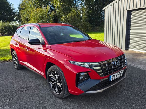 Hyundai Tucson SUV, Petrol Plug-in Hybrid, 2023, Red