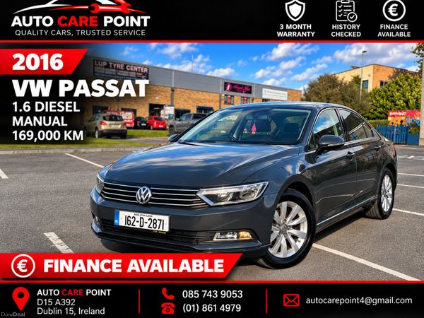 Volkswagen Passat Saloon, Diesel, 2016, Grey
