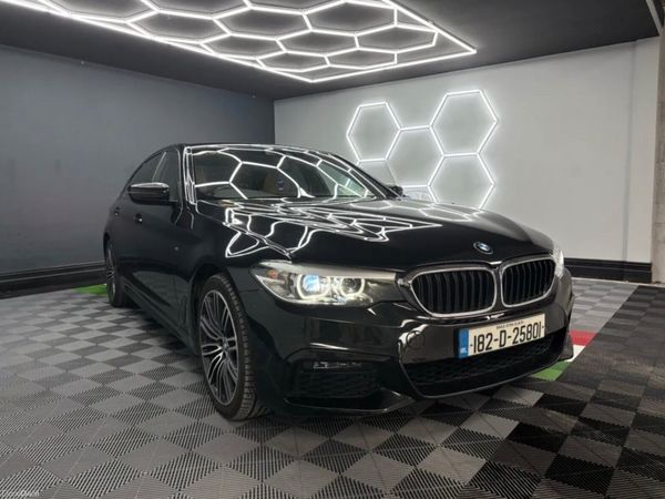 BMW 5-Series Saloon, Petrol Plug-in Hybrid, 2018, Black