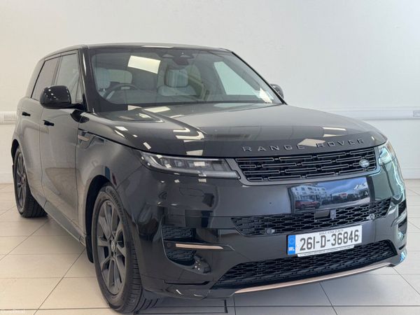 Land Rover Range Rover Sport SUV, Petrol Plug-in Hybrid, 2026, Black