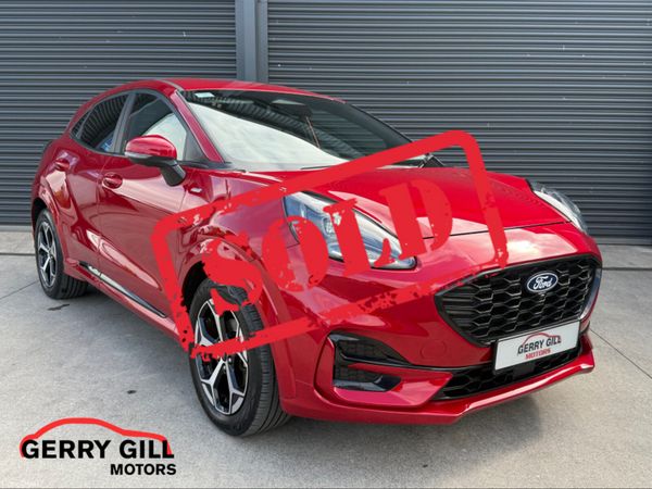 Ford Puma MPV, Petrol Hybrid, 2024, Red