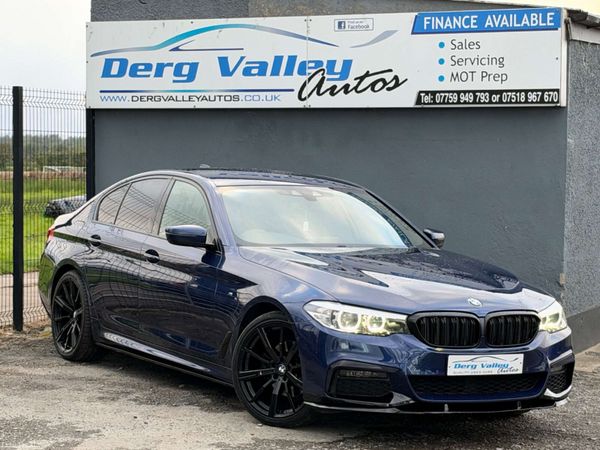 BMW 5-Series Saloon, Diesel, 2019, Blue
