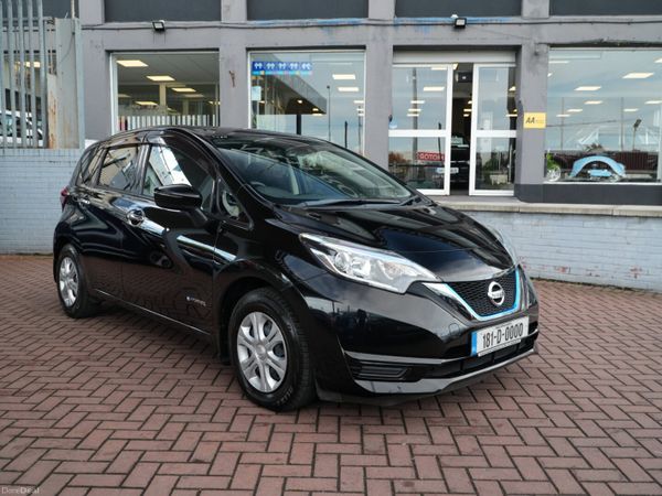 Nissan Note Hatchback, Petrol Hybrid, 2018, Black