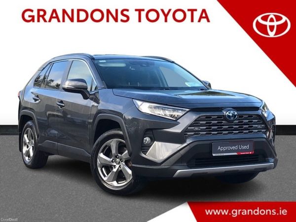 Toyota RAV4 SUV, Petrol Hybrid, 2021, Grey