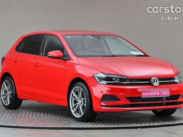 Volkswagen Polo Hatchback, Petrol, 2021, Red