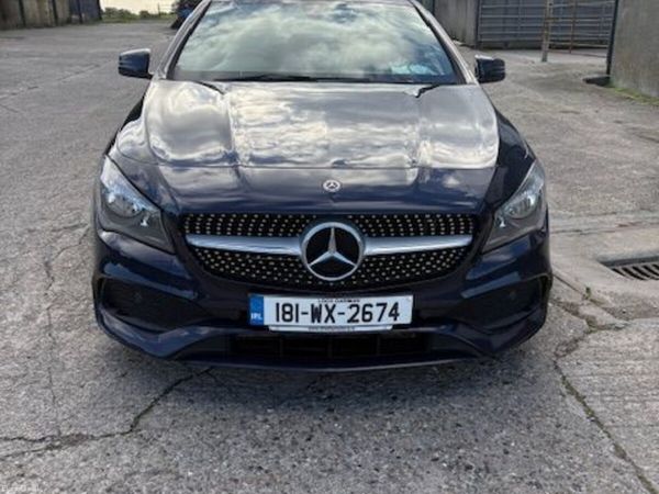 Mercedes-Benz CLA Saloon, Petrol, 2018, Blue