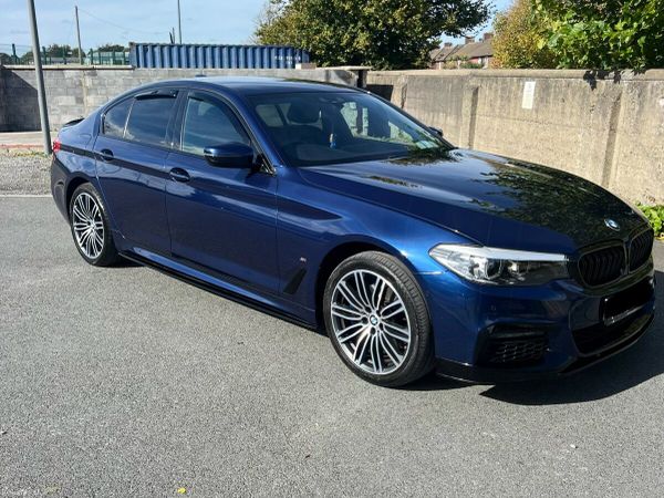 BMW 5-Series Saloon, Petrol Plug-in Hybrid, 2019, Blue