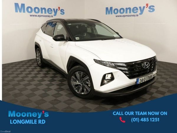 Hyundai Tucson SUV, Petrol Hybrid, 2024, White