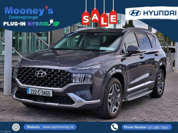 Hyundai Santa Fe SUV, Petrol Plug-in Hybrid, 2022, Blue