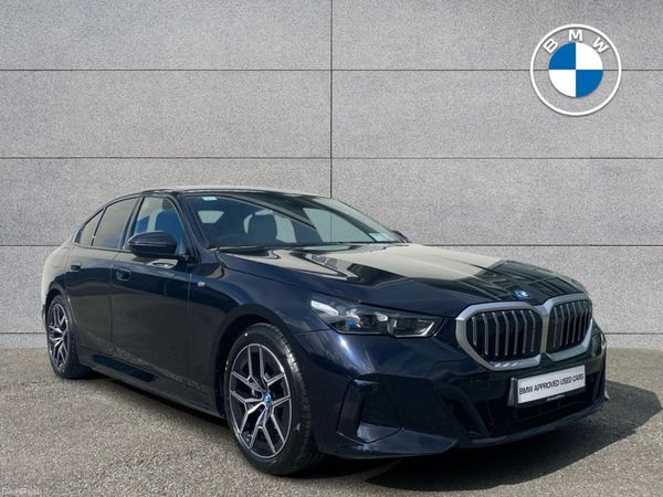BMW 5-Series Saloon, Petrol Plug-in Hybrid, 2024, Black