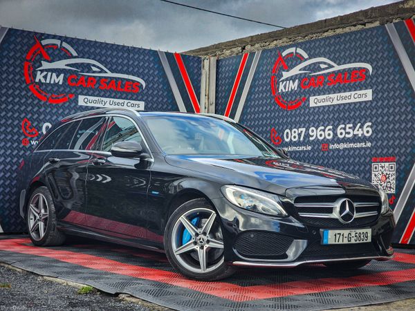 Mercedes-Benz C-Class Estate, Petrol Plug-in Hybrid, 2017, Black