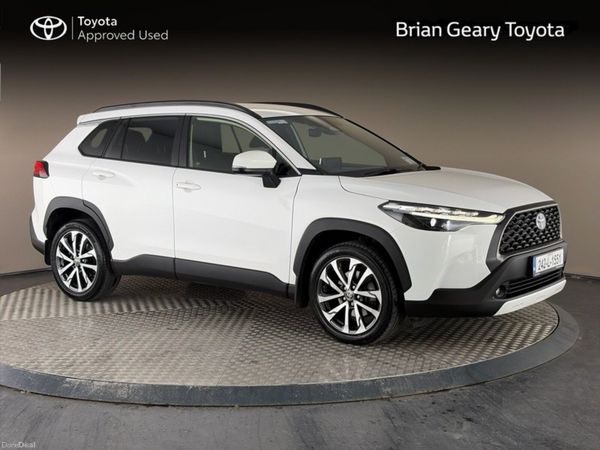 Toyota Corolla Cross SUV, Petrol Hybrid, 2024, White