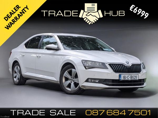 Skoda Superb Hatchback, Diesel, 2016, White