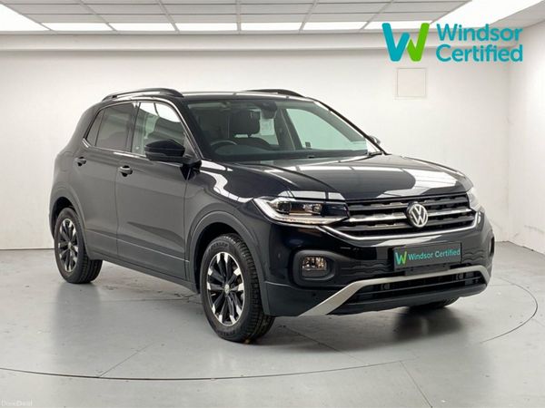 Volkswagen T-Cross Hatchback, Petrol, 2020, Black