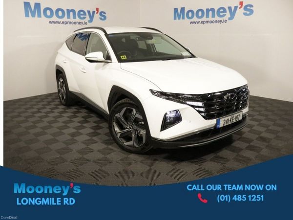 Hyundai Tucson SUV, Petrol Hybrid, 2024, White